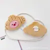 Muñeco de Peluche de Dibujos Animados Castor Muñeco Pequeño Broche Estudiante Mochila Escolar Colgante Accesorios Orejas de Conejo Castor Accesorios DIY