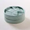 Caja de Almacenamiento de Joyas, Moño, Caja Redonda Pequeña para Anillos, Pendientes, Caja para Collares, Joyero, Caja de Regalo para Empaquetar al por Mayor