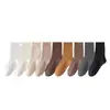 Calcetines finos de verano para hombre hasta la pantorrilla, negros, absorbentes de sudor, antibacterianos, sin costuras, transpirables para el verano