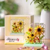 Compatible con Bloques de Construcción Leyongsheng, Ramos de Flores, Rosas, Plantas Suculentas en Maceta, Adornos de Juguete Ensamblados, Regalos de Cumpleaños para Niñas