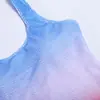 2024 Nuevo Traje de Baño de una Pieza Sexy con Color Degradado Europeo y Americano Amazon Cubre Vientre Traje de Baño Conservador Traje de Baño Europeo y Americano