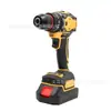 Taladro Eléctrico de Mano de Litio de Alta Potencia Taladro de Impacto para el Hogar Ajuste de Doble Velocidad Juego de Herramientas Eléctricas