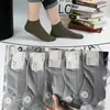 Calcetines de liquidación del fabricante Calcetines para hombre Calcetines para hombre Absorbentes del sudor y que expulsan la humedad Transpirables Calcetines cortos Finos para primavera y verano Calcetines de corte bajo poco profundos