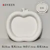 Plato de gres cerámico plato plano plato de gres cerámico de arcilla blanca alta gres pintado a mano gres bajo vidriado