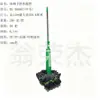 Mopa Giratoria con Cubo Verde Autoescurrible, Mopa Giratoria de Fibra Manos Libres para Uso Doméstico, Mopa Perezosa RS-300607