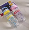 Garrafa de Água Esportiva Portátil da Moda de Verão, Garrafa de Água Esportiva de Aparência Premium para Meninos e Meninas, Copo Portátil com Canudo Atacado