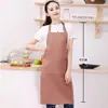 Fábrica de Comercio Exterior Transfronterizo Venta al por Mayor Delantales de Lona, Delantales Domésticos de Cocina Resistentes a Manchas Personalizables, Cantidad Mínima de Pedido de Una Pieza, con Impresión de Logo