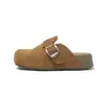 Zapatos Birkenstock de Piel Genuina Modelo Primavera 2026 con Suelas Suaves y Gruesas, Mocasines Cerrados sin Cierre para Mujer, Estilo Casual para Uso en Exteriores