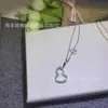 Nuevo Collar de Calabaza Kirin Chapado en Oro Rosa de 18K con Ágata Roja y Diamantes para Mujer, Cadena para Clavícula de Lujo Accesible de Alta Gama
