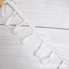Borla de Poliéster para Escoba de 4.5 cm en Stock de Colores Encaje Estilo Étnico Decoración de Ropa Textiles para el Hogar Mantel Accesorios DIY