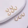 Conector de Argola Aberta Dourada Pingente Boca Plana Argola Fechada Acessórios de Joias DIY Atacado Transfronteiriço Europeu e Americano