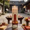 Vela Lámpara de Mantequilla Blanca Especial Sin Humo para el Festival Qingming, Vaso de Vidrio con Base de Loto, A Prueba de Viento, para Uso en Casa y Ofrendas