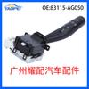 83115-AG050 es adecuado para el interruptor de faros delanteros Subaru 06-14, interruptor de luz de señal de giro, interruptor de luz antiniebla