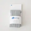 G180 Calcetines Infantiles al por Mayor Gancho Mano Calcetines para Bebé Color Sólido Raya Ancha Leggings para Recién Nacido Algodón Medias para Bebé