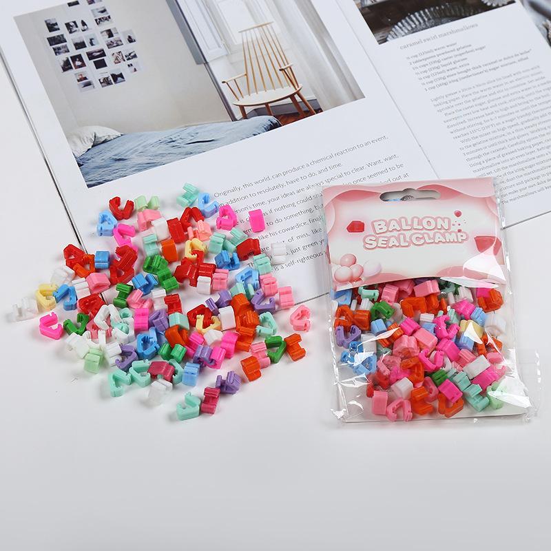 彩色气球夹