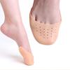 Manga para el dolor del antepié para danza Manga protectora para los dedos Protección de silicona para los dedos Cuidado de los dedos Almohadilla para el antepié Almohadilla de media talla para tacones altos