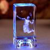 Adornos Creativos de Cristal para Bádminton Regalo de Cumpleaños Luminoso Souvenirs de Actividad de Competición Deportiva Grabado Hecho a Mano