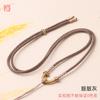 Jade High Cargo Corda DIY Joias Colar de Ouro Pingente Colar Corda Atacado Masculino e Feminino Ajustável Versátil Pingente Corda Vermelha