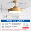 Lámpara Ventilador de Techo Zhongshan 2026 Modelo Nuevo para Sala de Estar en Casa Lámpara Ventilador de Techo Invisible Comedor Nórdico Araña Ventilador Simple