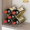Enfeites de Porta-Vinho Tinto, Porta-Vinho de Luxo Acessível de Alta Qualidade, Porta-Vinho de Grade, Porta-Taças de Vinho, Porta-Garrafas de Vinho Inclinado Doméstico Invertido