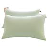 Fundas de Almohada de Algodón de Color Sólido, un Par de Fundas de Almohada de Algodón Puro para Dormitorio, Funda Individual 48Cmx74Cm para Relleno de Almohada 1