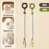 Caña de juguete para rascar y masajear gatos, juguete interactivo multifuncional, juguete retráctil de doble cara para gatos, adecuado tanto para gatos adultos como para gatitos
