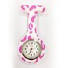 Reloj de Enfermera para Mujer Impermeable Reloj Colgante con Pin Simple Reloj de Bolsillo de Silicona Estudiante Prueba de Batería Reloj de Bolsillo para el Pecho de Doctor