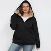 Amazon transfronterizo Europa y Estados Unidos nuevo comercio exterior mujeres en stock invierno explosiones cálido felpa abrigo con capucha