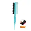 Peine de Peinado Portátil Simple Peine de Cardado Peine de Cola Peine para Rizos Esponjosos Maquillaje Maquillaje de Noche Peine para Recogidos Peine para Envolver el Cabello