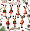 Popular Navideño Transfronterizo de Amazon: Reno, Papá Noel, Decoraciones de Árbol de Navidad, Suministros Navideños