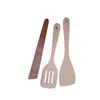 Espátula Portátil para Exteriores de Madera de Acacia Transfronteriza Espátula de Madera Creativa Espátula Inclinada Antiadherente Espátula para Viajes para Suplementos Alimenticios de Bebé
