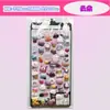 Adesivos de Relevo Estéreo 3D para Crianças, Adesivos com Tema de Menina, Materiais Divertidos para Diário, Decoração Cartoon DIY para Capa de Celular, Padrões Pequenos