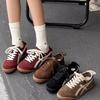 Tênis Esportivo Casual Retro Feminino de Solado Macio para Primavera/Verão 2025 Confortáveis Sapatos de Treino Alemães Tênis Esportivos Modernos Moda