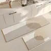 Alfombrilla especial para suelo de cocina japonesa 2024 nuevo estilo crema lodo de diatomeas antideslizante impermeable y a prueba de aceite alfombra larga