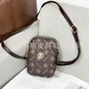 Guangzhou Hengli Nueva Bolsa para Teléfono Móvil Mujer 2024 Retro Textura de Alta Calidad Versátil Bolso Pequeño Cuadrado de Hombro Cruzado