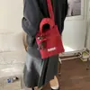 Bolso Cruzado de Peluche Brillante para Teléfono Bolso Navideño a Juego Estilo Coreano Bolso de Mano Rojo de Año Nuevo Bolso Pequeño para Nochevieja Bolso para Padres e Hijos para Mujer