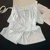Nuevos Pijamas Cómodos de Algodón Nube para Mujer Verano 2026, Estampado Floral de Cordero, Suéter de Cuello Redondo, Ropa Casual para Dormitorio y Hogar