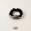 Nueva Diadema de Encaje Dulce para Cabello, Cuerda de Encaje Plisado Femenina y Suave, Goma para el Cabello, Tocado de Alta Elasticidad