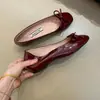Primer Encuentro Zapatos de Ballet Rosa Nude 2026 Nuevo Francés Dulce Gentil Hada Lazo Belleza Impresionante