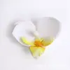 6cm simulación cabeza de flor Phalaenopsis accesorios de tacto pasador ins diseño de fondo de boda arreglo floral DIY fábrica al por mayor