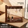 Portallaves de Escritorio para Puerta de Entrada del Hogar Estante Multifuncional para Almacenamiento de Llaves en Encimera Estante para Colgar Collares Gafas Artículos Varios