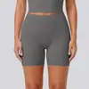 Novos shorts de yoga de cintura alta, justos, com alta elasticidade e respiráveis para esportes, corrida e fitness