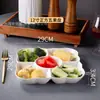 Plato de Cerámica Resistente a Altas Temperaturas con Forma de Molino de Viento, Desayuno Nutritivo, Plato para Cocinar al Vapor con Múltiples Compartimentos, Plato para Tamales de Año Nuevo, Plato para Comidas Bajas en Grasa, Plato Dividido