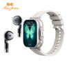 Nuevo Reloj Inteligente D8 Transfronterizo 2024 Nuevo Inglés TWS 2 en 1 NFC Juegos Deportes Monitoreo de Salud