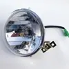 Conjunto completo de componentes de iluminação para a scooter elétrica "Rei Tartaruga Pequena": faróis dianteiros, piscas dianteiros e traseiros, lanternas de freio traseiras