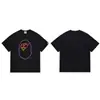 Suministro Mayorista Transfronterizo de Marca de Moda, Dropshipping de Comercio Exterior, Camiseta de Manga Corta Pesada Bape Cabeza de Mono Tiburón 260g 25
