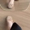 Zapatos de Mujer Estilo Retro Primer Encuentro con Tacón Oculto, Malla, Boca Baja, Moño, Suela Suave Transpirable Mary Jane para Viajar al Trabajo