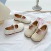 Zapatos de Princesa para Niñas 2025 Primavera y Otoño Nuevos Zapatos de Suela Blanda para Niños Zapatos Doudou de Moda para Niñas Zapatos de Cuero Pequeños para Bebé