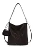 Bolso cruzado tejido vintage transfronterizo para mujer, nuevo bolso cruzado coreano de moda 2026, elegante bolso cubo de hombro, bolso de trabajo, moderno