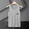 Novo Colete de Suor Masculino Verão Camada Interna Fitness Esportivo Moderno Camiseta Casual Sem Mangas Masculina Fornecimento de Barraca Secagem Rápida